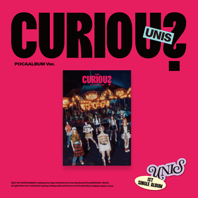 UNIS- 1st Single Album [CURIOUS] Pocaalbum Ver.