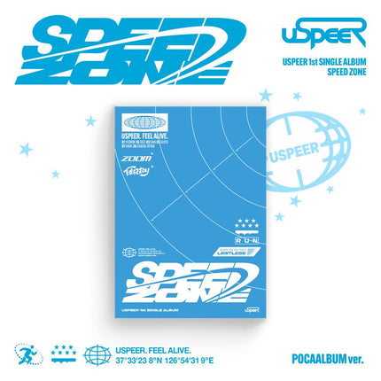 USPEER - 1st Single Album [SPEED ZONE] POCA ALBUM Ver.