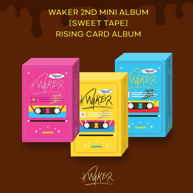 WAKER - 2nd Mini Album [Sweet Tape] RISING CARD ALBUM Ver.