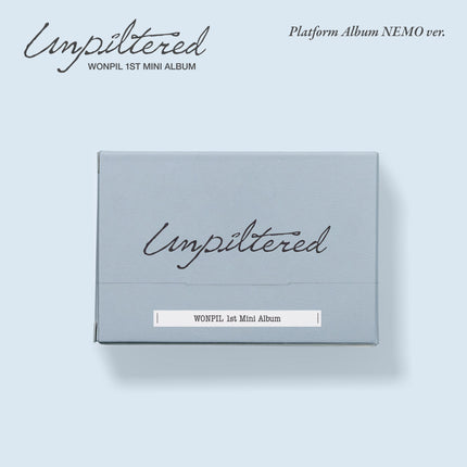 WONPIL - 1st Mini Album [Unpiltered] Platform Album NEMO Ver.
