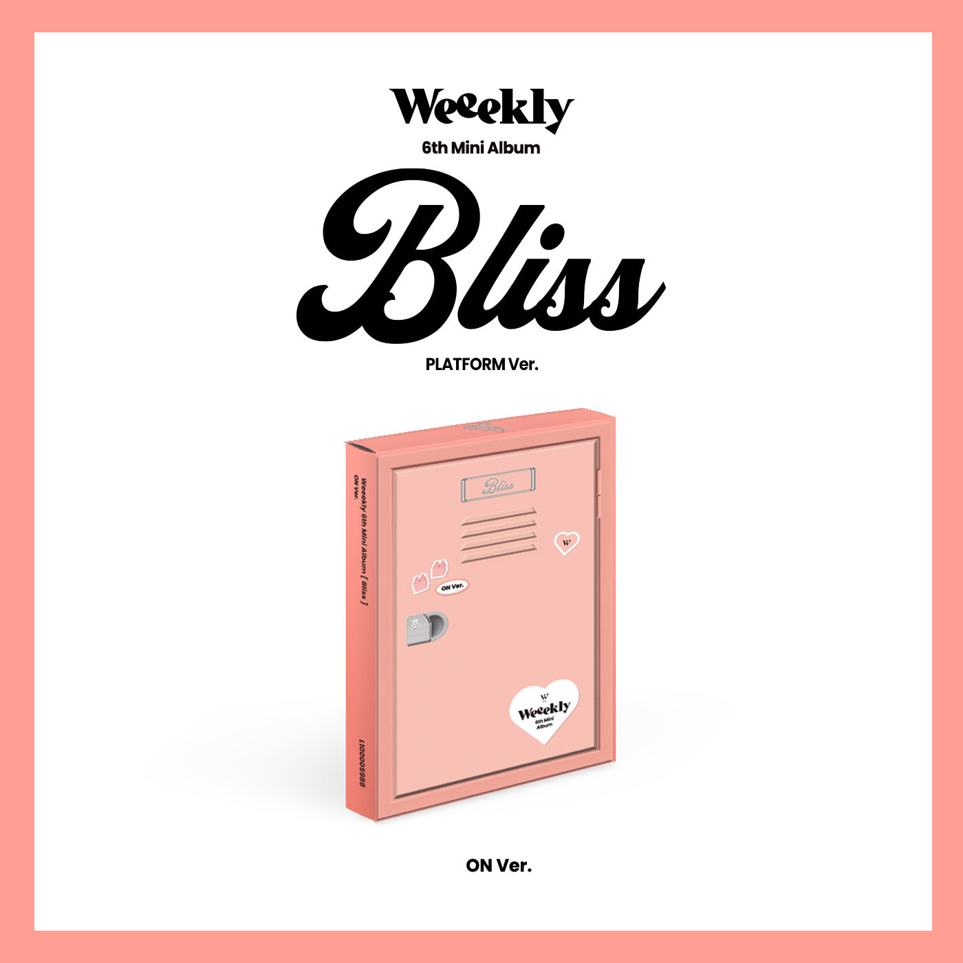 Kpop Album Wholesale Weeekly - 6th Mini Album [Bliss] Platform Ver