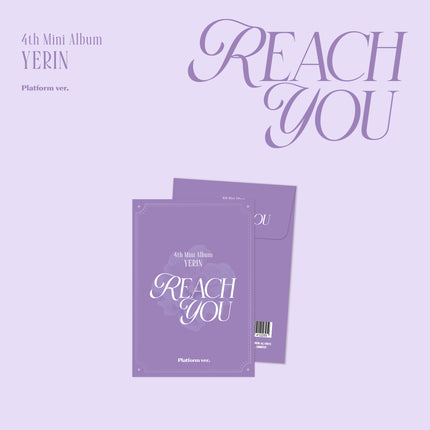 YERIN - 4th Mini Album [REACH YOU] Jewel Case Ver.