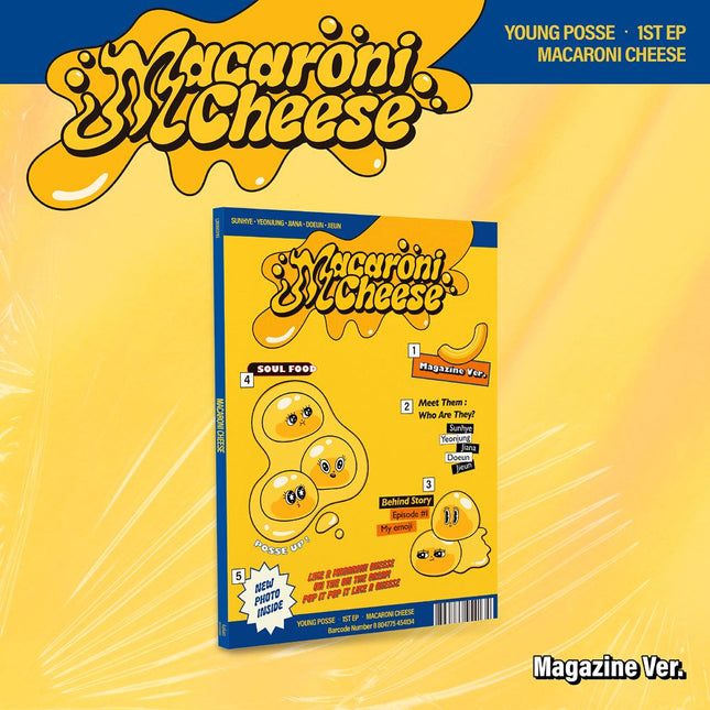 YOUNG POSSE - EP [MACARONI CHEESE] Magazine Ver.
