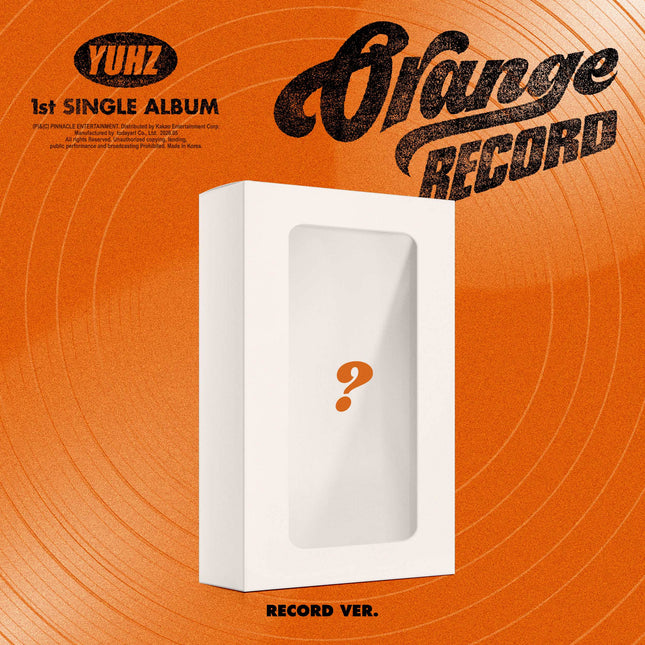YUHZ - 1st Single Album [Orange Record] Record Ver. (Kiwee Album)