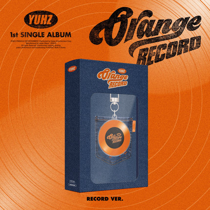 YUHZ - 1st Single Album [Orange Record] Record Ver. (Kiwee Album)