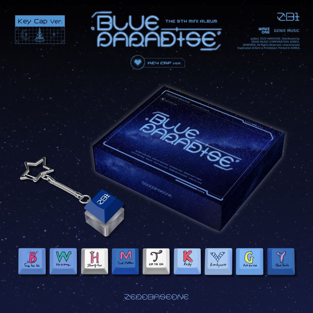 ZEROBASEONE - 5th Mini Album [BLUE PARADISE] Key Cap Ver.
