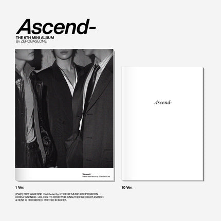 ZEROBASEONE - 6th Mini Album [Ascend-] Photobook Ver.