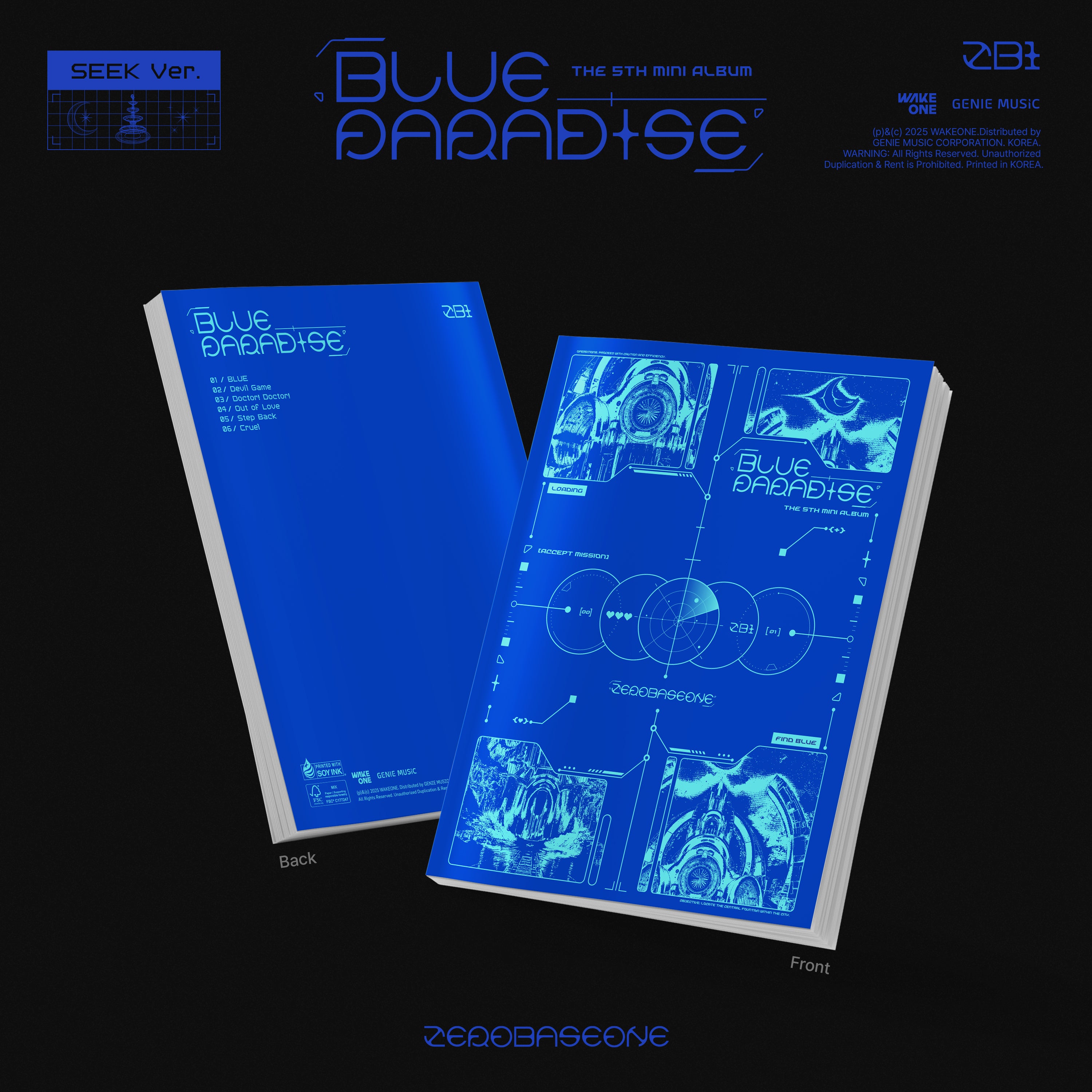 Kpop Album Wholesale ZEROBASEONE - The 5th Mini Album [BLUE