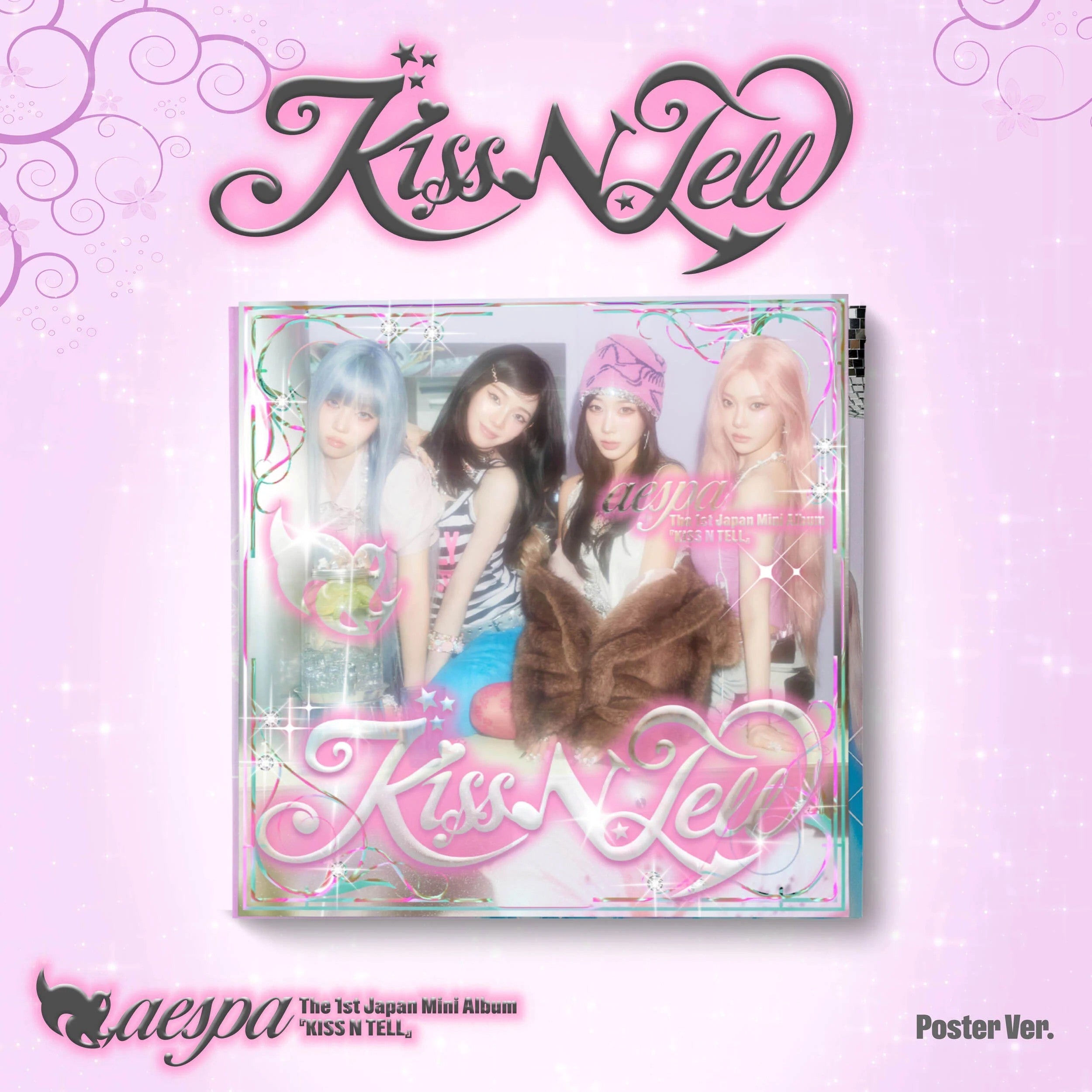 aespa - 1st Japan Mini Album [KISS N TELL] Poster Ver. – KPOPHERO