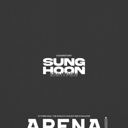 ARENA HOMME+ - [2024, October] - Cover : ENHYPEN SUNGHOON TYPE F - Baro7 Best Kpop Store