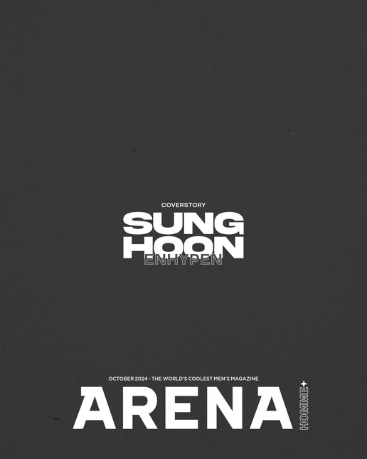 ARENA HOMME+ - [2024, October] - Cover : ENHYPEN SUNGHOON TYPE F - Baro7 Best Kpop Store