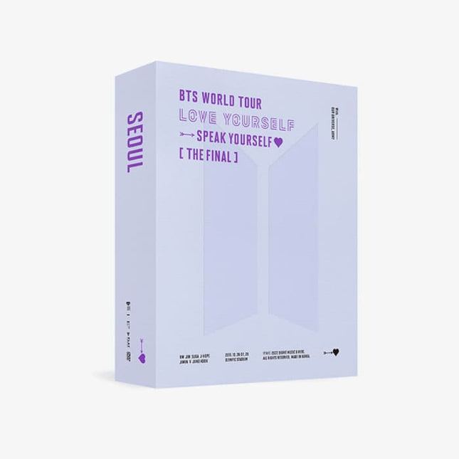 BTS - WORLD TOUR ‘LOVE YOURSELF : SPEAK YOURSELF’ [THE FINAL] DVD Tour DVD - Kpop Wholesale | Seoufly