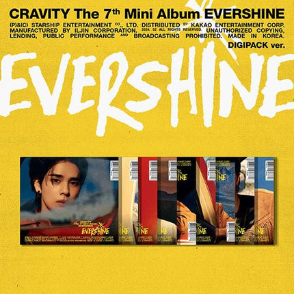 CRAVITY - THE 7TH MINI ALVUM [EVERSHINE] DIGIPACK Ver. Kpop Album - Kpop Wholesale | Seoufly