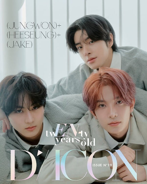 DICON VOLUME N°19 ENHYPEN : tw(EN-)ty years old 08 JUNGWON+HEESEUNG+JAKE Magazine - Kpop Wholesale | Seoufly