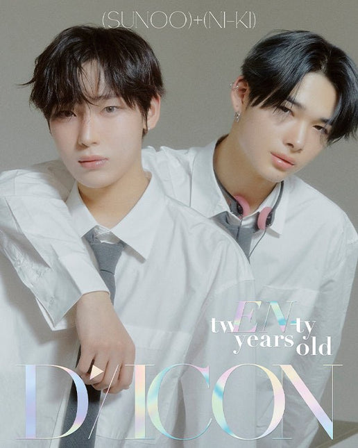 DICON VOLUME N°19 ENHYPEN : tw(EN-)ty years old 10 SUNOO+NI-KI Magazine - Kpop Wholesale | Seoufly