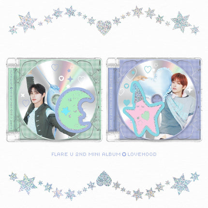 FLARE U - 2nd Mini Album [LOVEHOOD] JEWEL CASE Ver. - Baro7 Best Kpop Store