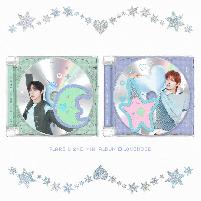 FLARE U - 2nd Mini Album [LOVEHOOD] JEWEL CASE Ver. - Baro7 Best Kpop Store