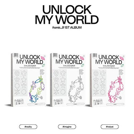 fromis_9 - 1ST ALBUM [UNLOCK MY WORLD] Kpop Album - Kpop Wholesale | Seoufly