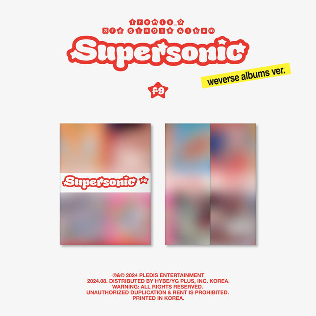 fromis_9 - 3rd Single Album [Supersonic] Weverse Albums Ver.