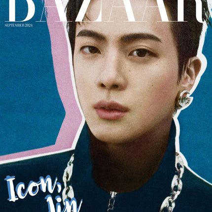 HARPER'S BAZAAR - [2024, September] - Cover BTS JIN TYPE B - Barowave Best Kpop Store