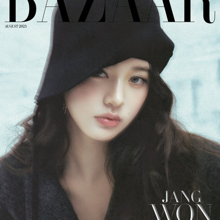 HARPER'S BAZAAR - [2025, August] - Cover : IVE JANG WON YOUNG TYPE C - Baro7 Best Kpop Store
