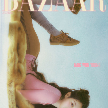 HARPER'S BAZAAR - [2025, August] - Cover : IVE JANG WON YOUNG TYPE D - Baro7 Best Kpop Store