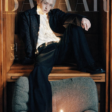 HARPER'S BAZAAR - [2025, November] - Cover : Stray Kids LEEKNOW TYPE C - Baro7 Best Kpop Store