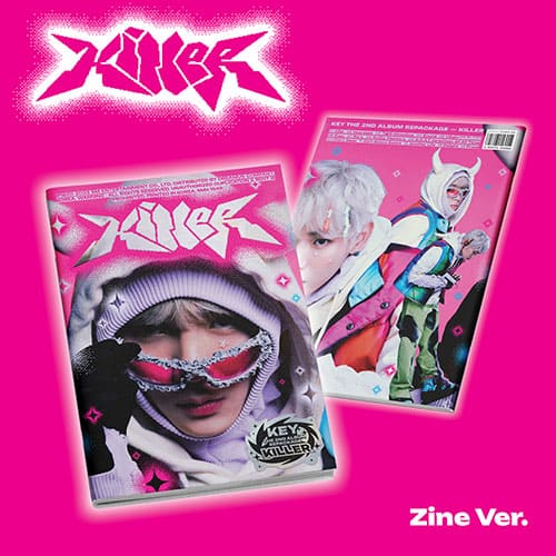 KEY - 2ND ALBUM REPACKAGE [KILLER] ZINE Ver. Kpop Album - Kpop Wholesale | Seoufly
