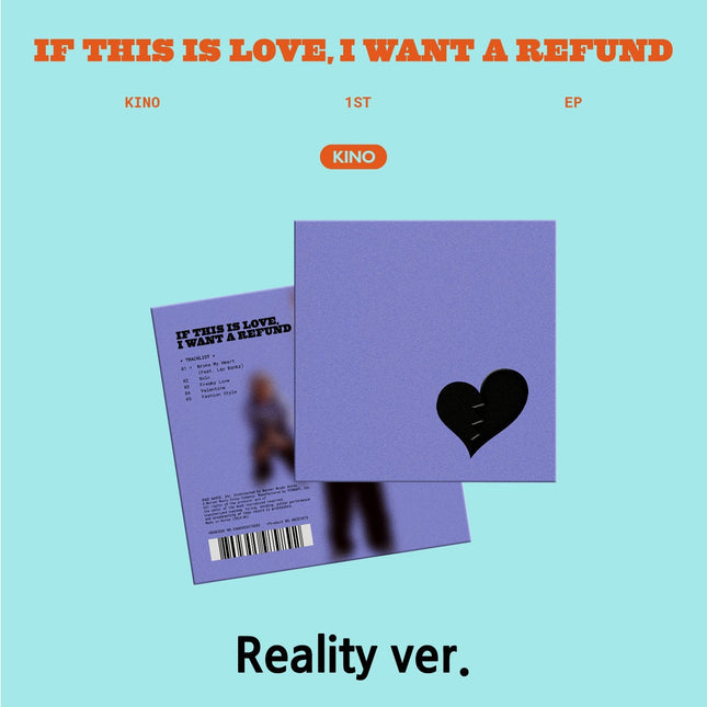 KINO - [If this is love, I want a refund] Reality ver. Kpop Album - Kpop Wholesale | Seoufly