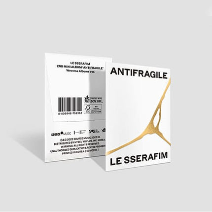 LE SSERAFIM - 2ND MINI ALBUM [ANTIFRAGILE] WEVERSE ALBUMS Ver. Kpop Album - Kpop Wholesale | Seoufly