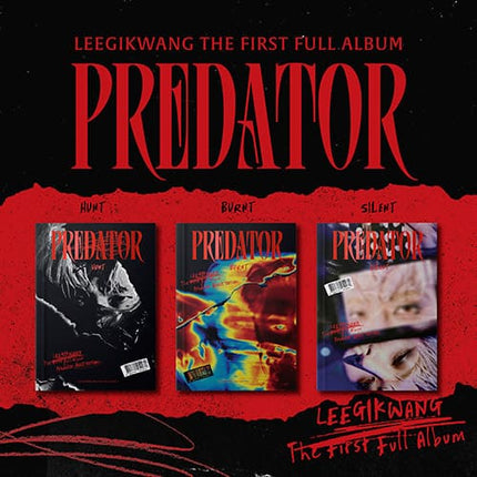 LEE GIKWANG - THE FIRST FULL ALBUM [PREDATOR] Kpop Album - Kpop Wholesale | Seoufly