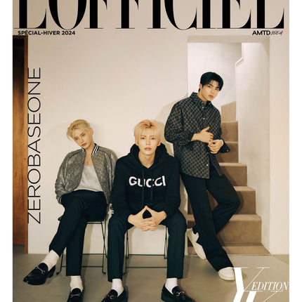 L'OFFICIEL - [2024, Winter Special Edition] - Cover : ZEROBASEONE TYPE B - Baro7 Best Kpop Store