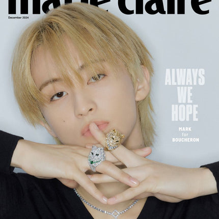 marie claire - [2024, December] - Cover : NCT MARK TYPE A
