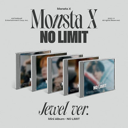 MONSTA X - NO LIMIT [10TH MINI ALBUM] JEWEL Ver. Kpop Album - Kpop Wholesale | Seoufly