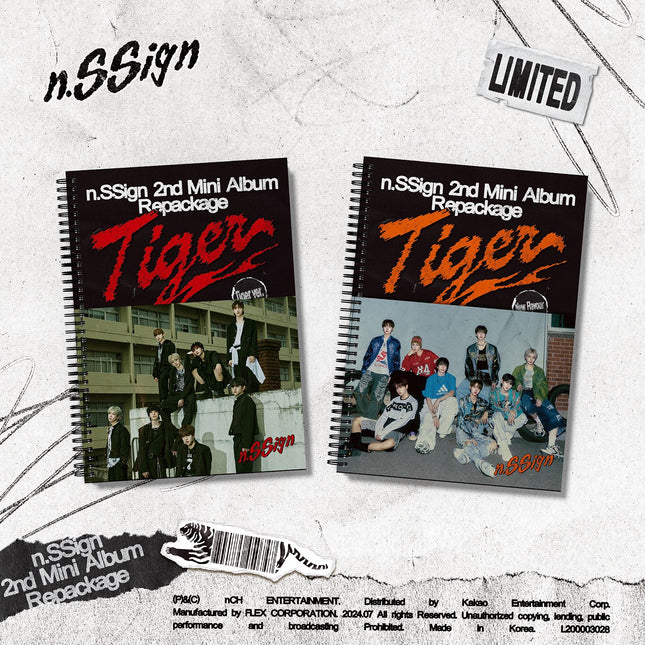 n.SSign - 2nd Mini Album Repackage [Tiger] Limited Edition