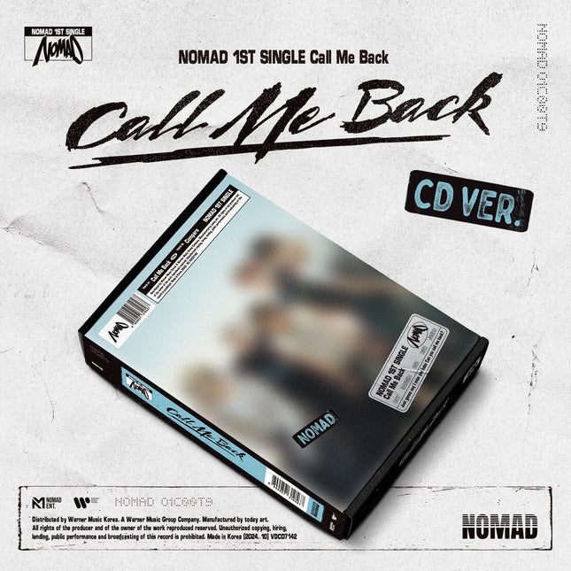 NOMAD - 1st Single Album [Call Me Back] CD Ver. - Baro7 Best Kpop Store