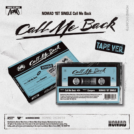 NOMAD - 1st Single Album [Call Me Back] TAPE Ver. - Baro7 Best Kpop Store