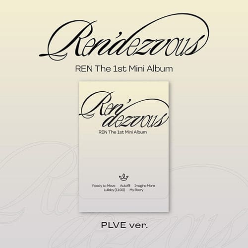 REN -1ST MINI ALBUM [Ren'dezvous] PLVE Ver. Kpop Album - Kpop Wholesale | Seoufly