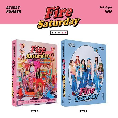 SECRET NUMBER - FIRE SATURDAY [3RD SINGLE ALBUM] Kpop Album - Kpop Wholesale | Seoufly