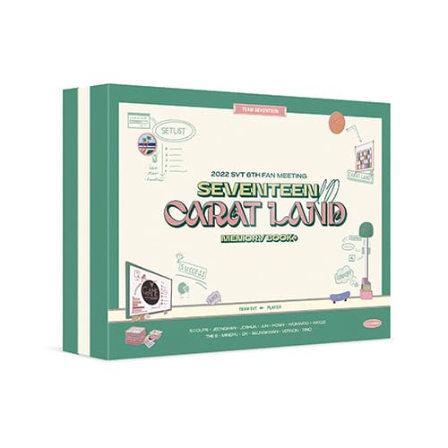 SEVENTEEN - 2022 SVT 6TH FAN MEETING [SEVENTEEN in CARAT LAND] MEMORY BOOK+ DVD DVD - Kpop Wholesale | Seoufly