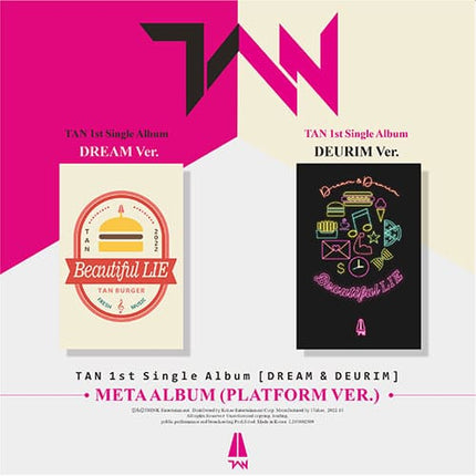 TAN - 1ST SINGLE ALBUM [DREAM & DEURIM] META ALBUM Ver. Kpop Album - Kpop Wholesale | Seoufly