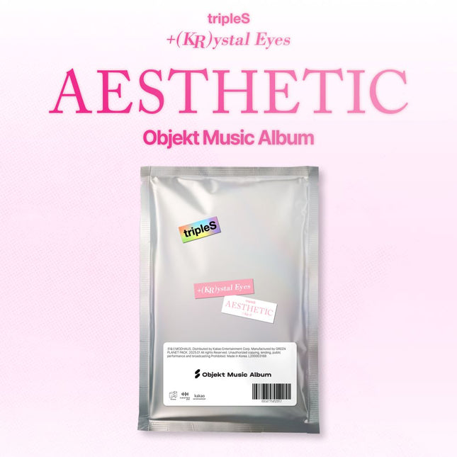 tripleS - Mini Album [+(KR)ystal Eyes <AESTHETIC>] Objekt Music Album