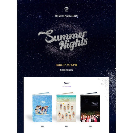 TWICE - SUMMER NIGHTS [2nd SPECIAL ALBUM] Kpop Album - Kpop Wholesale | Seoufly