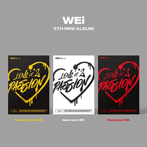 WEi - 5TH MINI ALBUM [LOVE PT.2 : PASSION] Kpop Album - Kpop Wholesale | Seoufly