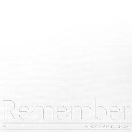 WINNER - Remember [3RD FULL ALBUM]