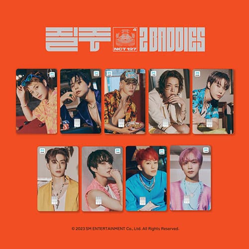 NCT 127 - 질주 (2 Baddies) TRANSPORTATION CARD (KOREA) - KPOPHERO